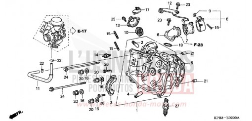CYLINDER HEAD NSS2501 de 2001
